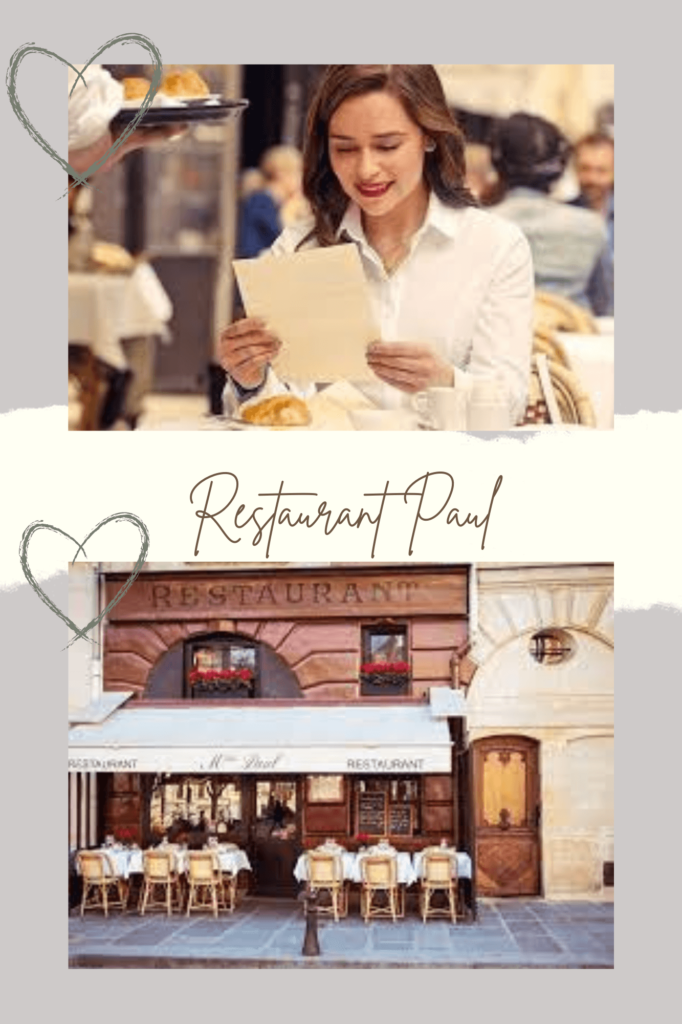 Restaurant Paul - Como Eu Era Antes de Você