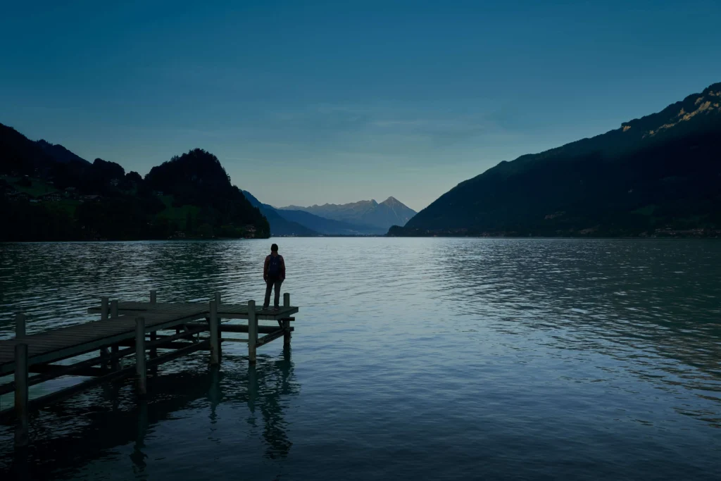 Píer do lago Brienz